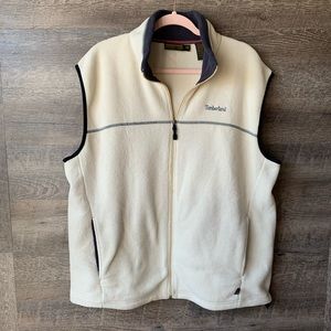 Timberland Weathergear Fleece Zip Up Vest XL
